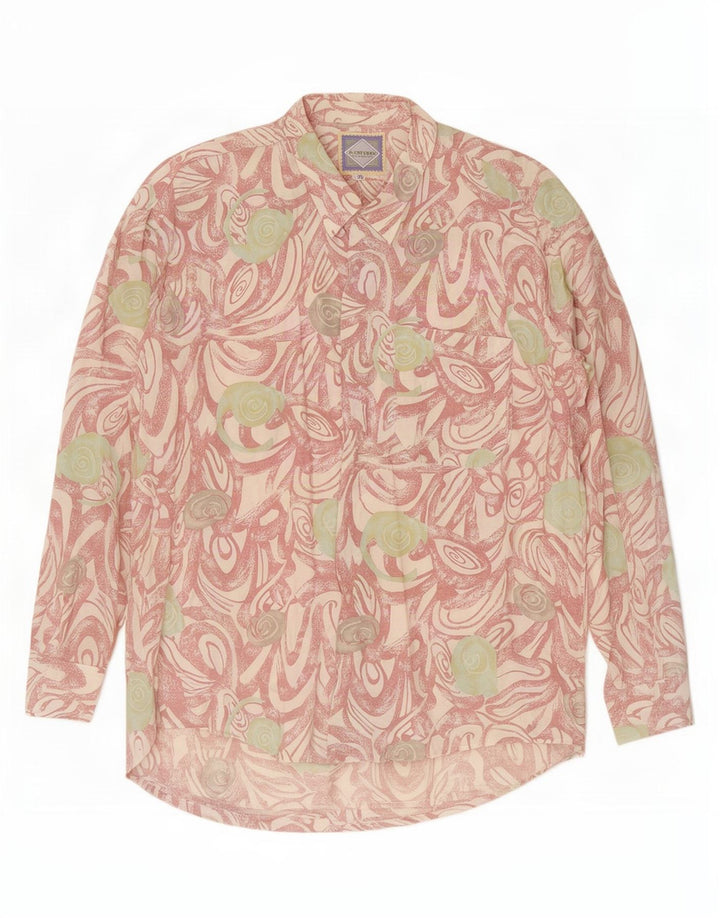 Camisa masculina Kantaros com estampa abstrata XL multicolorida