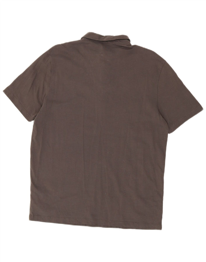 Camisa polo masculina All Saints Regular Fit XL algodão cinza