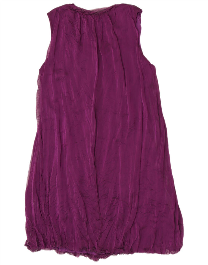 Vestido de verão feminino Fase Oito UK 18 XL poliéster roxo