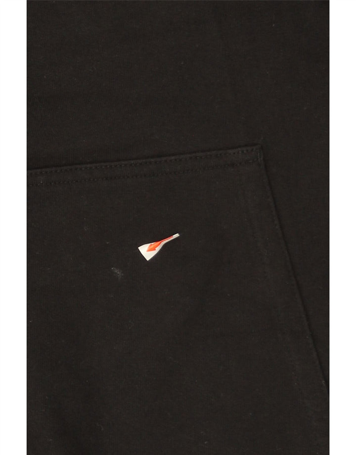 LOTTO moletom com capuz masculino médio preto colorblock algodão