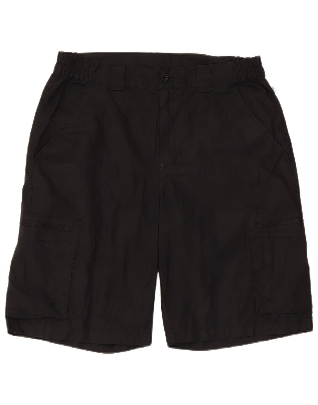 Mountain Warehouse Mens Cargo Shorts W30 poliéster preto médio