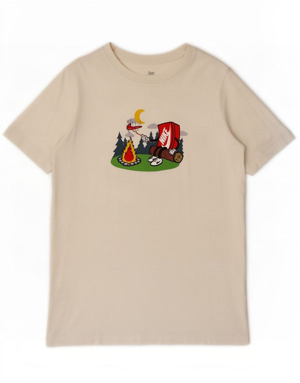 Camiseta Nike Boys Graphic Top 13-14 Anos XL Branco Algodão