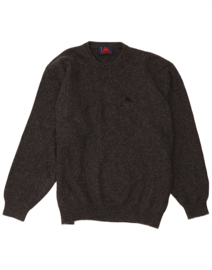 Suéter masculino Kappa com gola redonda XL lã cinza