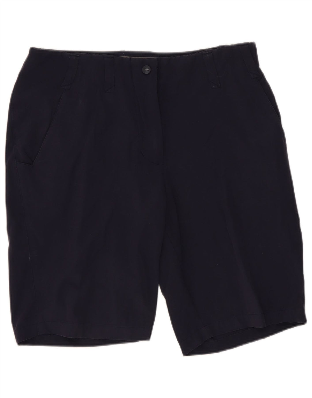 Bermuda feminina Rohan UK 8 pequena W26 azul marinho