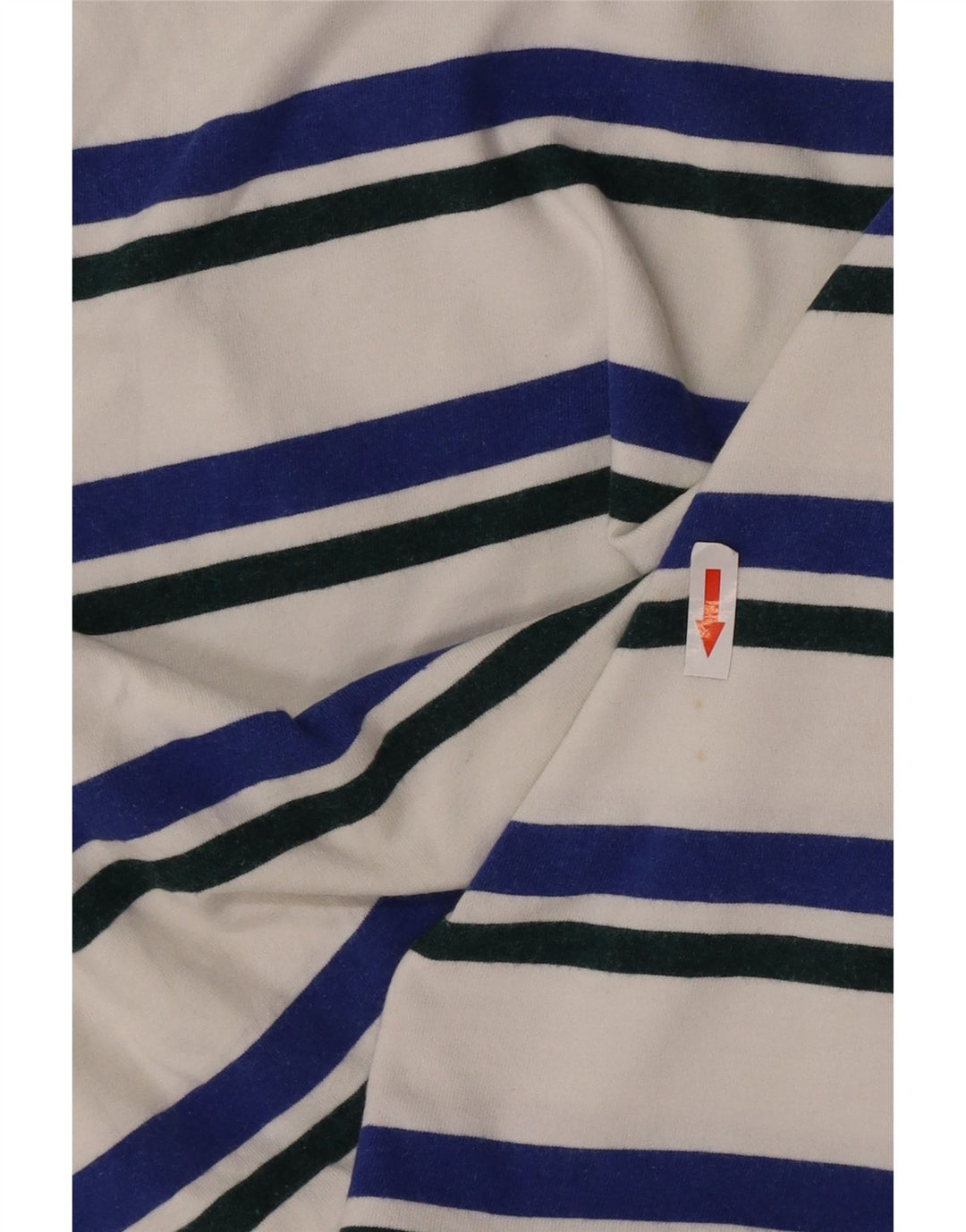 Camiseta masculina padrão Levi's 2XL algodão listrado branco