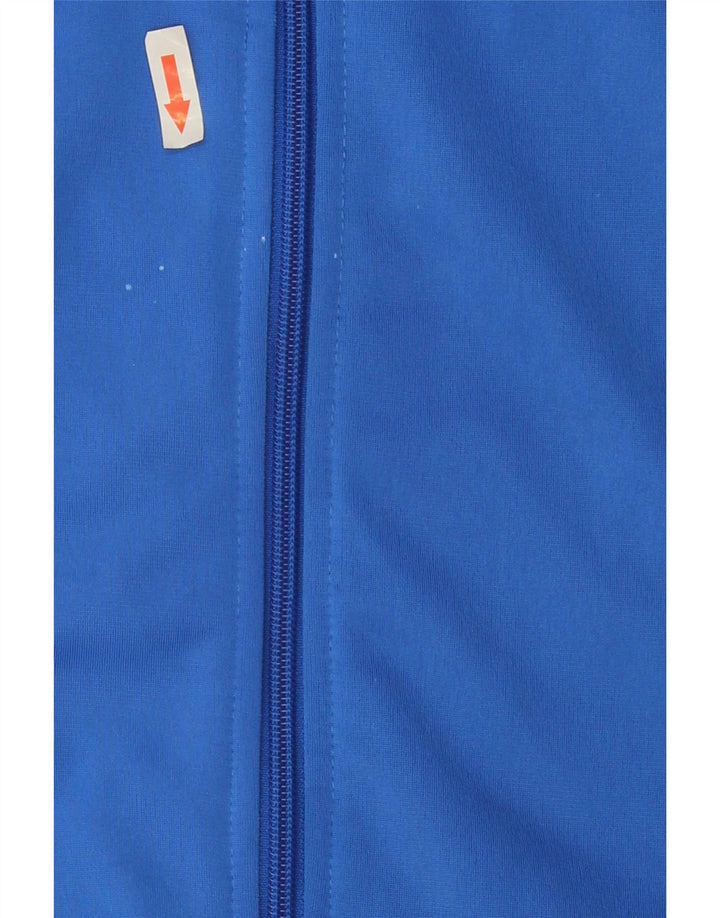 Adidas Mens Treino Top Jacket Pequeno Azul Marinho Colorblock Poliéster