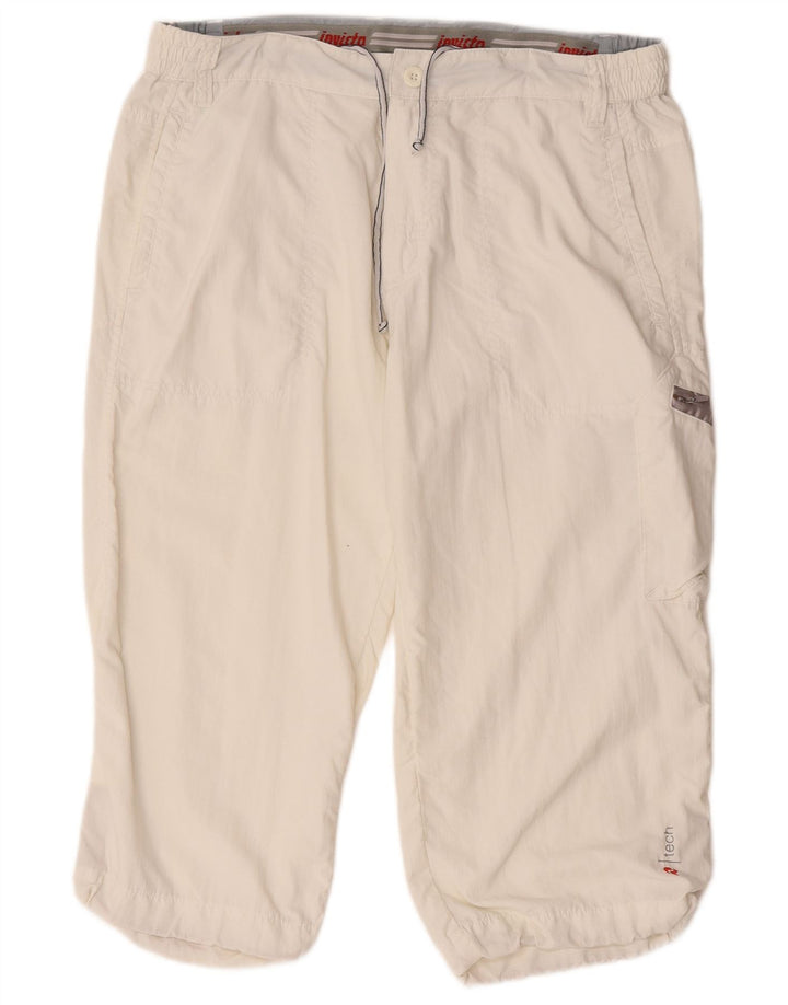 Invicta Mens Cargo Bermuda Shorts Grande W34 Branco Poliamida