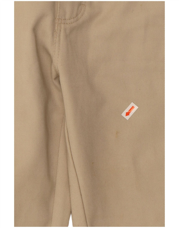 Calça casual feminina WRANGLER com corte bootcut W26 L32 algodão bege