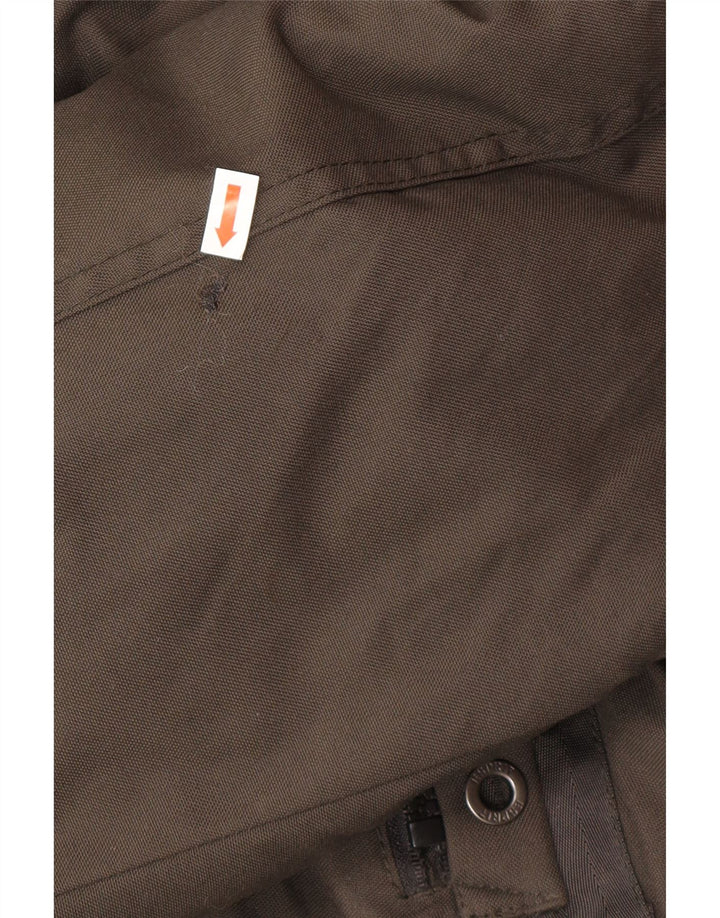 Jaqueta Parka Esprit Masculina com Capuz UK 38 Cinza Médio