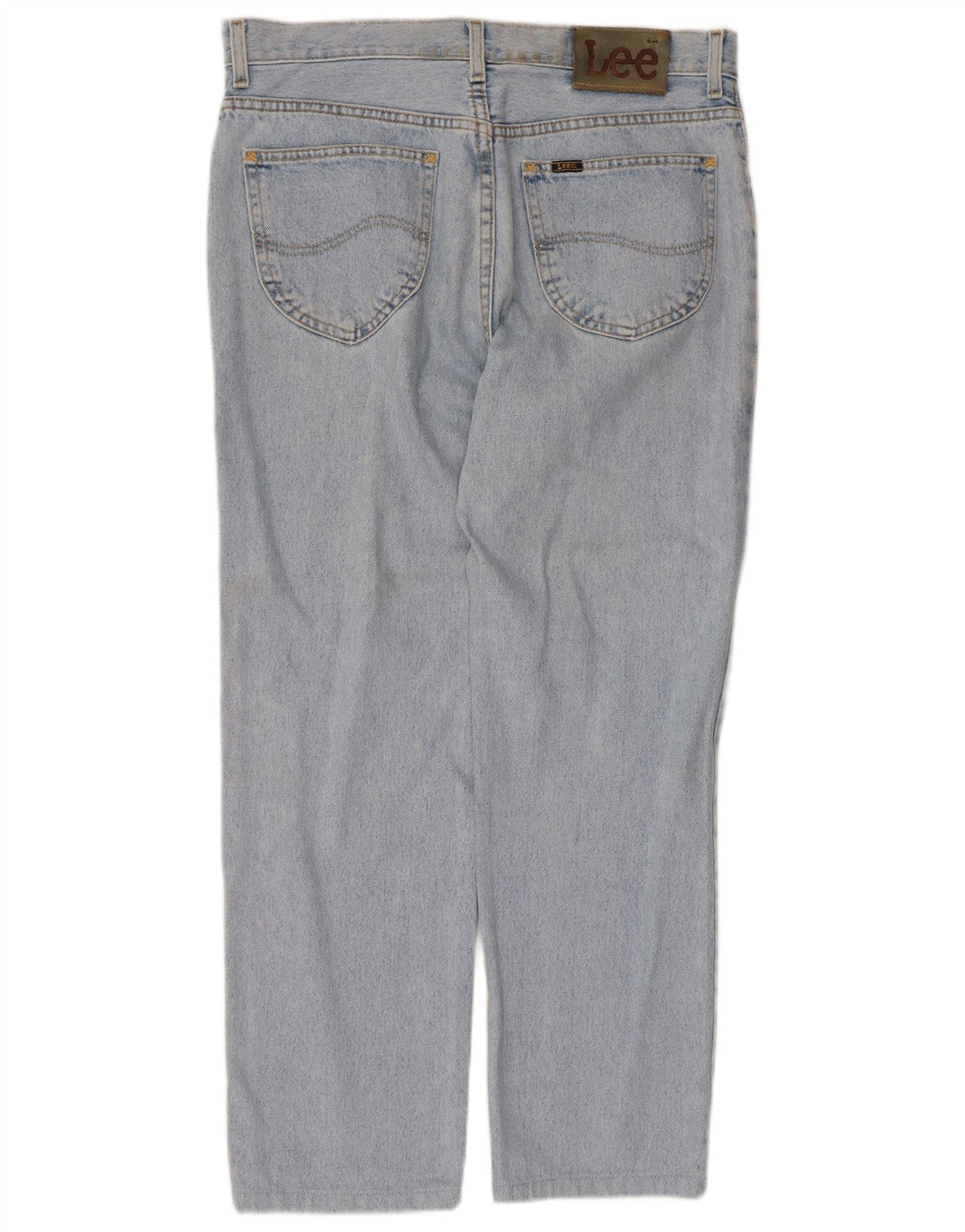 Jeans retos femininos Lee W34 L26 algodão azul