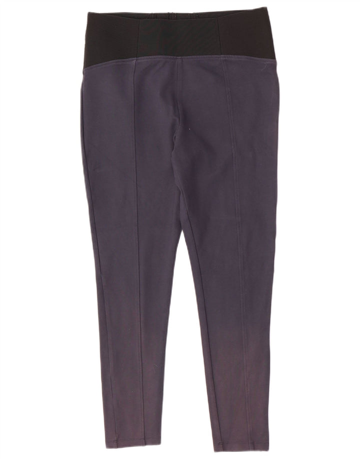 Leggings femininas Marks & Spencer Reino Unido 14 viscose azul marinho médio