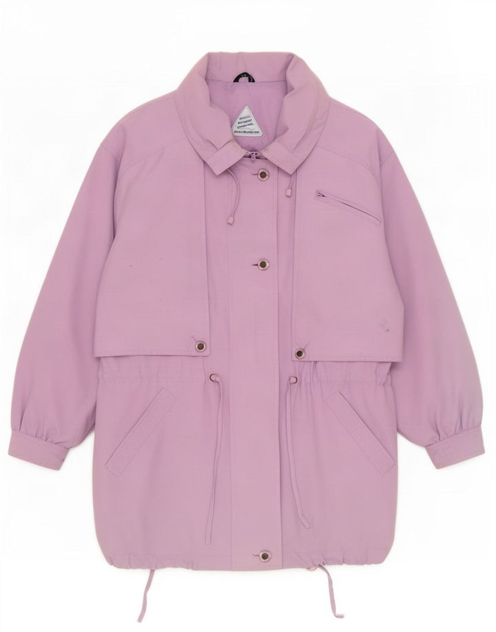 Casaco corta-vento feminino grande C&A EU 42 poliéster roxo grande
