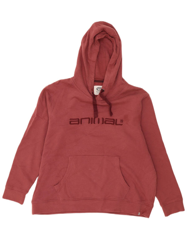 Animal feminino gráfico oversized moletom com capuz Reino Unido 18 XL algodão vermelho