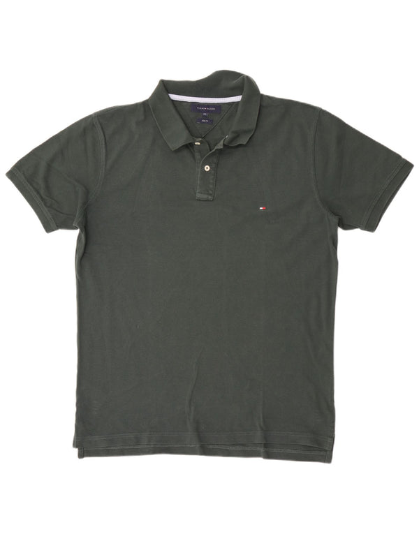 Camisa polo masculina Tommy Hilfiger Slim Fit 2XL verde