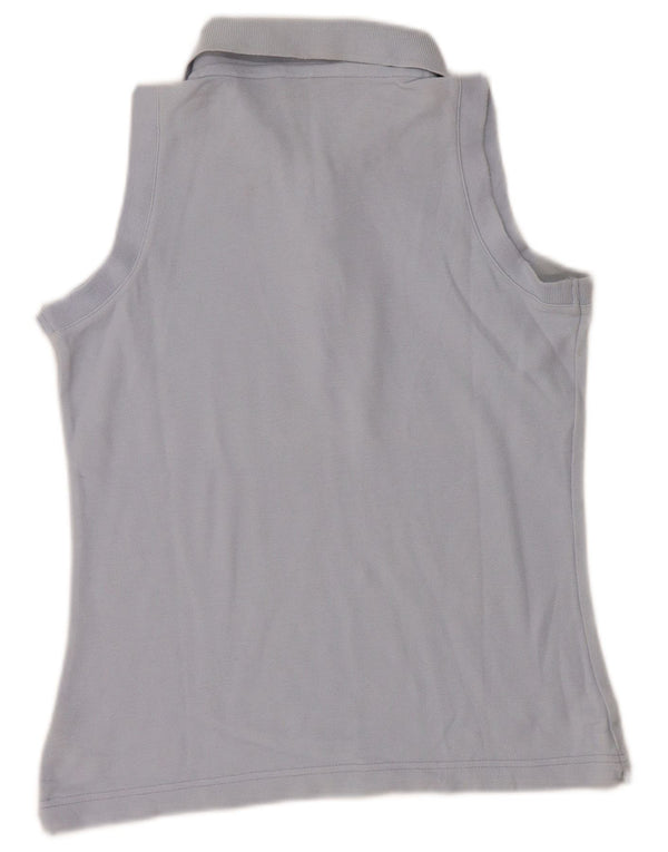 Camisa Polo Feminina Sem Mangas Fila UK 12 Azul Meium