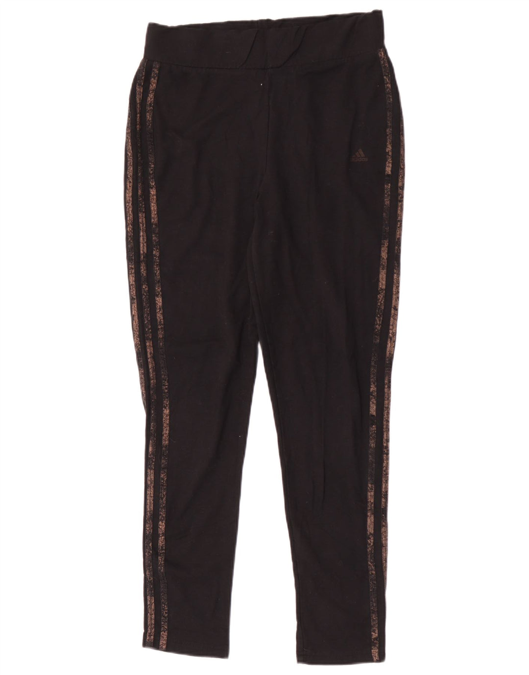 Leggings Adidas Femininas UK 10 Pequenas Poliéster Preto