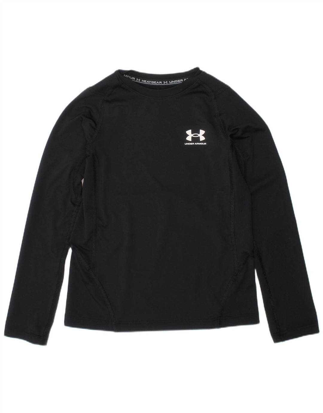 Under Armour Boys Top manga comprida 6-7 anos pequeno preto