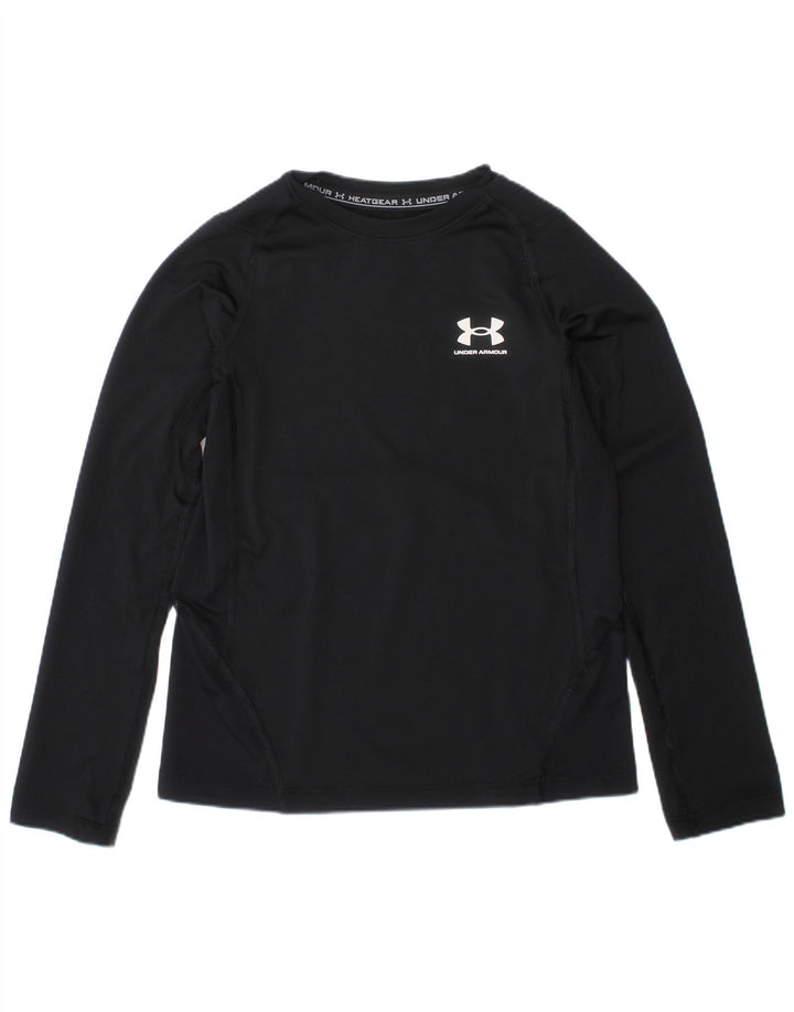 Under Armour Boys Top manga comprida 6-7 anos pequeno preto