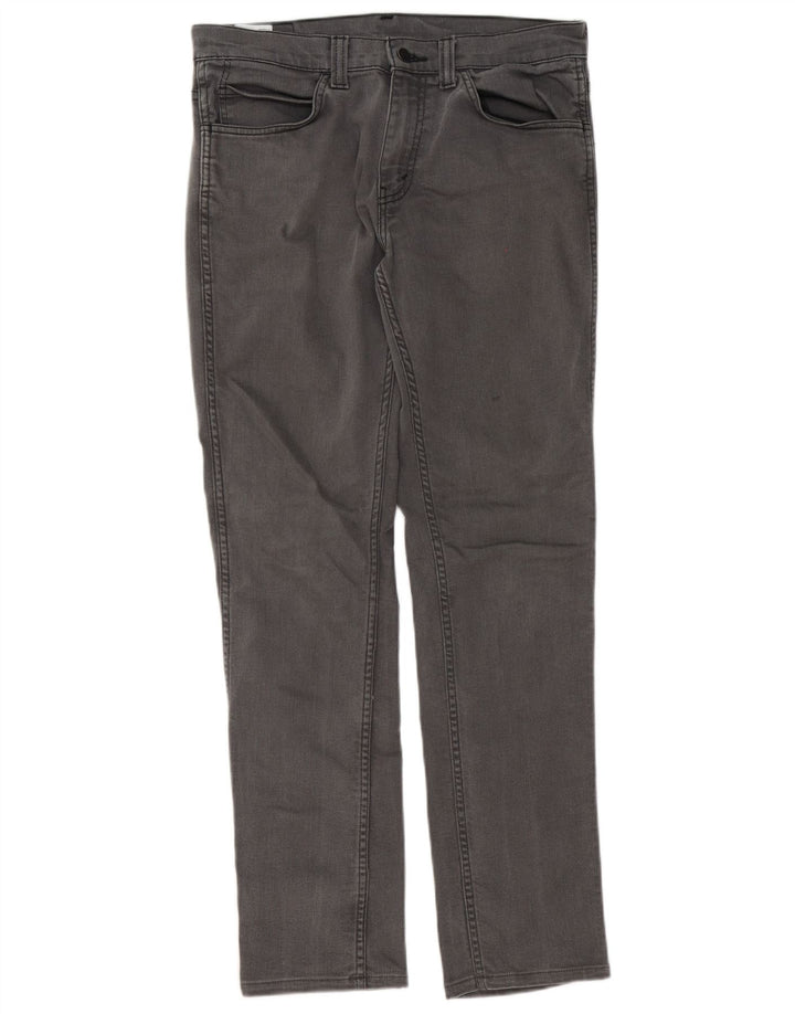 Calça Jeans Levis 511 Slim Masculina W32 L31 Cinza Algodão
