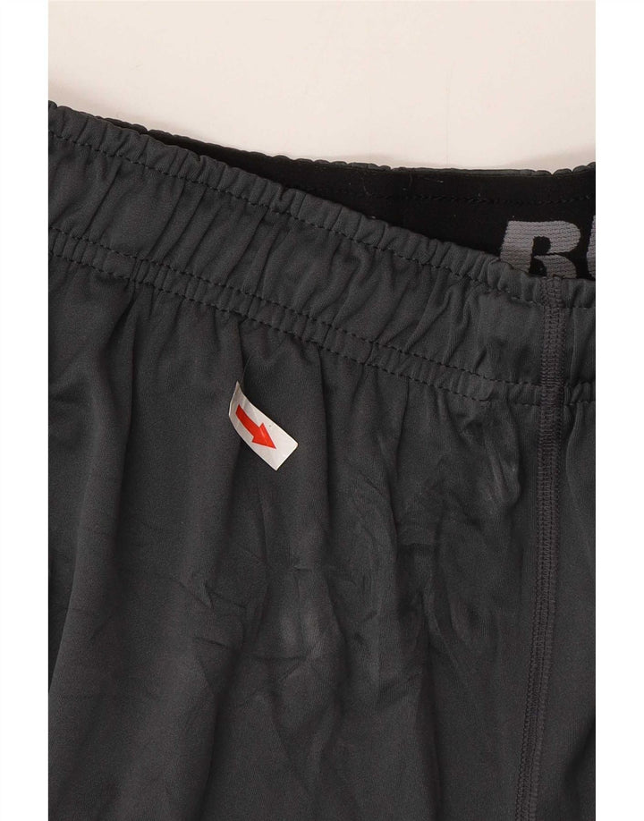 Russell Athletic Mens Sport Shorts Médio Cinza Colourblock Poliéster