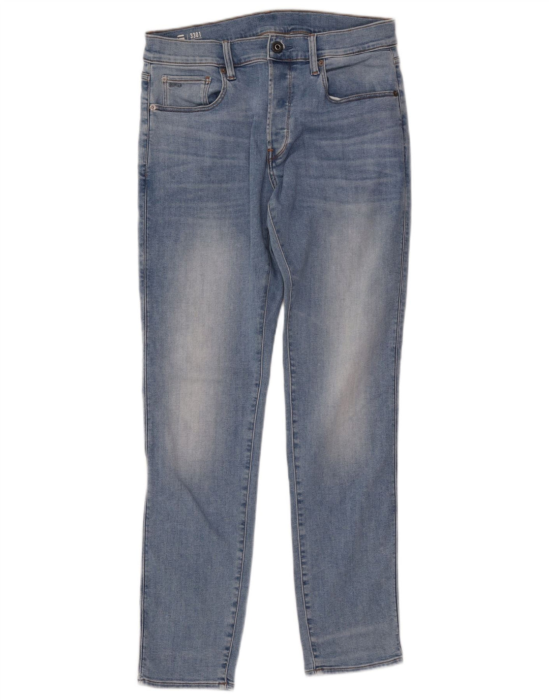 G-STAR Masculino 3301 Jeans Slim W31 L32 Azul Algodão