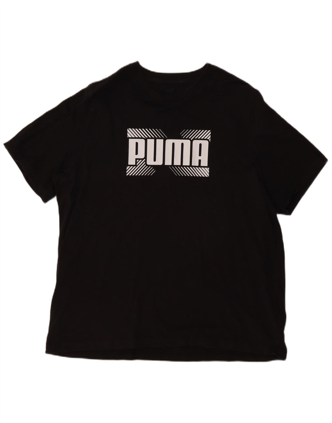 Camiseta gráfica masculina PUMA Top 2XL algodão preto