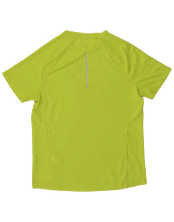 Camiseta masculina Asics Top verde médio poliéster