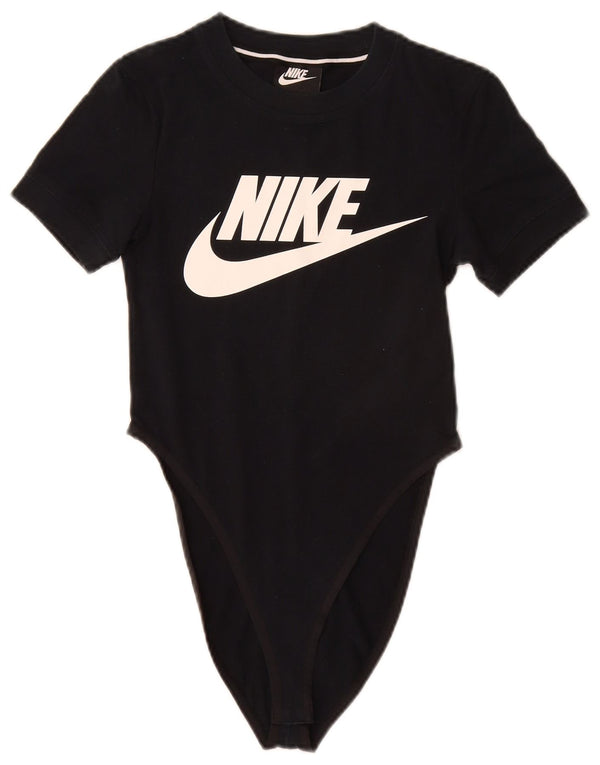 Body gráfico feminino Nike UK 6 XS algodão preto