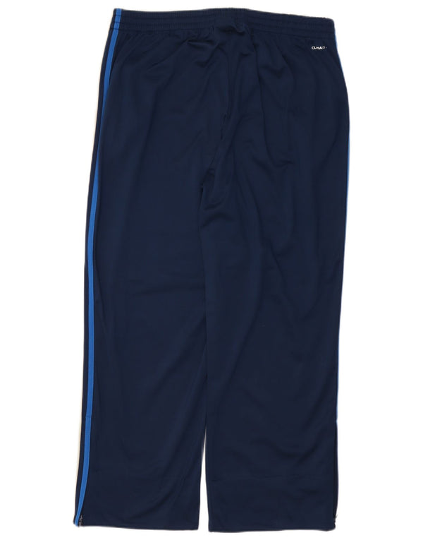 Calças de treino masculinas Adidas UK 48/50 XL azul marinho