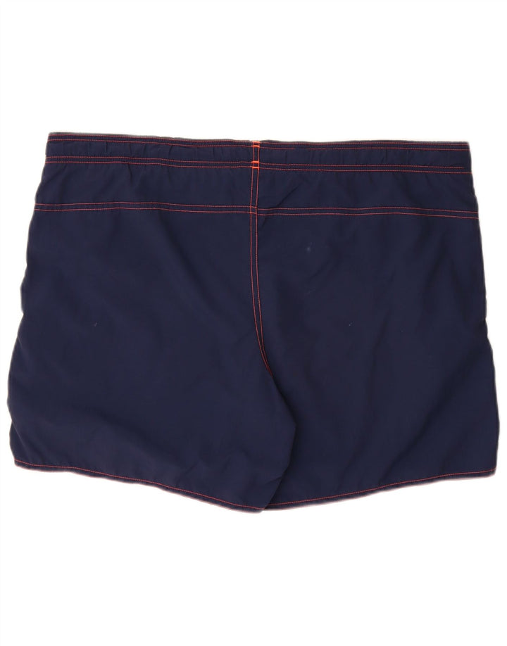 Shorts de natação masculino Adidas médio azul marinho nylon