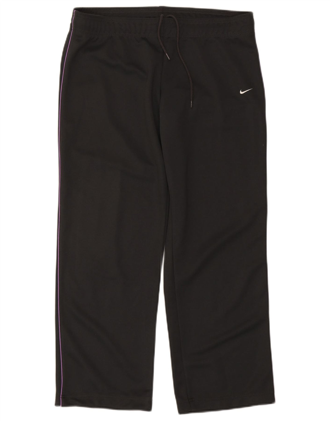 Calça de treino feminina Nike UK 16/18 grande cinza poliéster