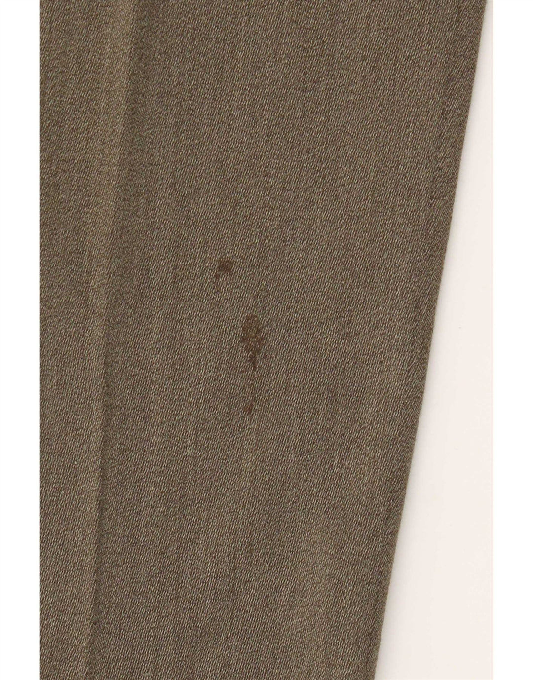 Calça masculina Marks & Spencer com pregas W32 L33 cáqui nova lã