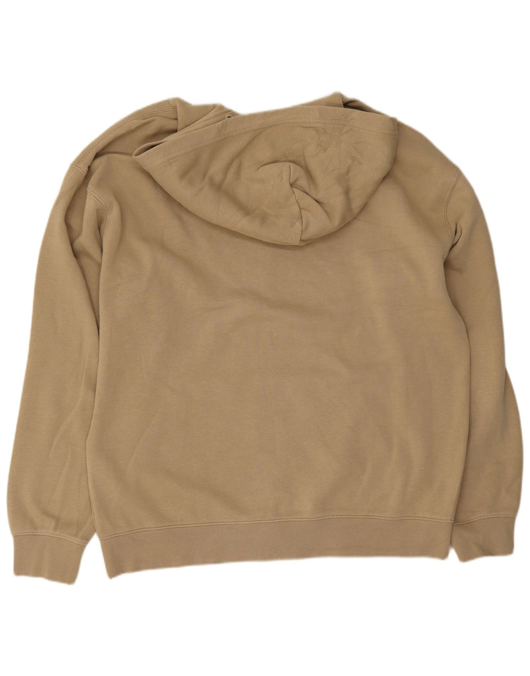 Suéter masculino Levi's com capuz e zíper relaxado, algodão bege médio