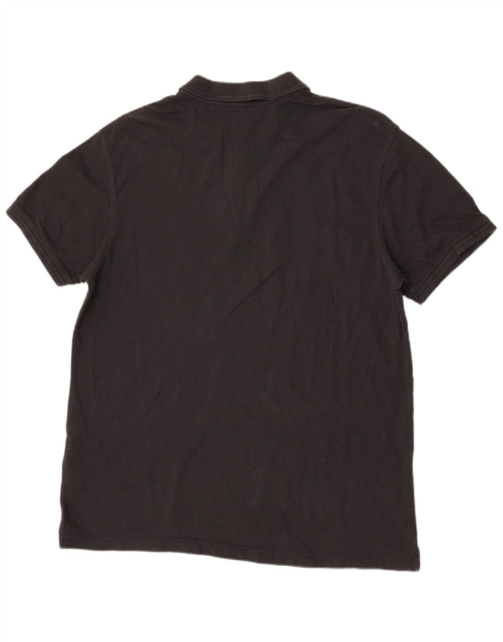 Camisa polo masculina Levi's XL preta de algodão