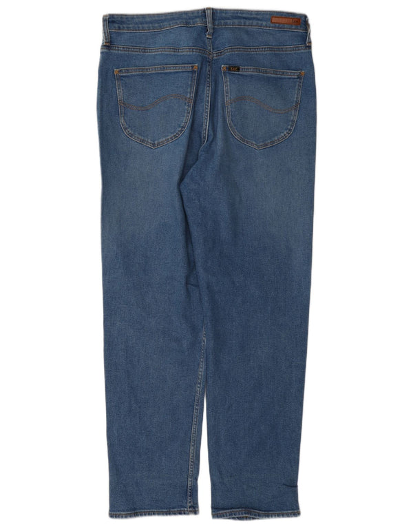Lee Mens Carol Straight Jeans W33 L29 Azul Algodão