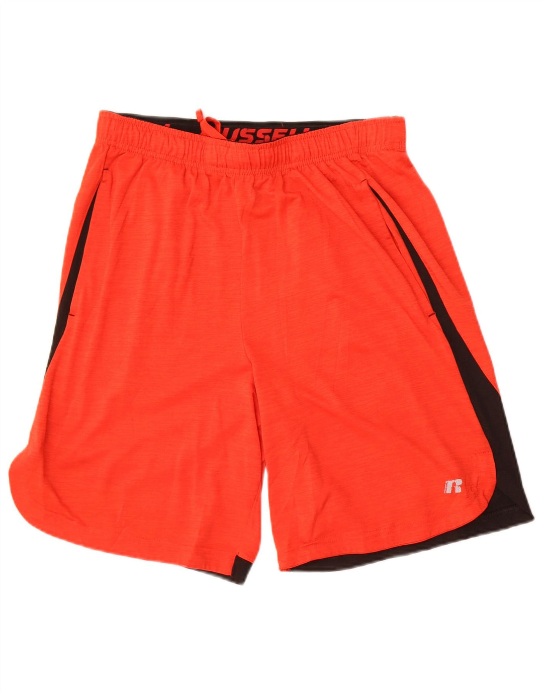 Russell Athletic Mens Sport Shorts Médio Vermelho Colorblock