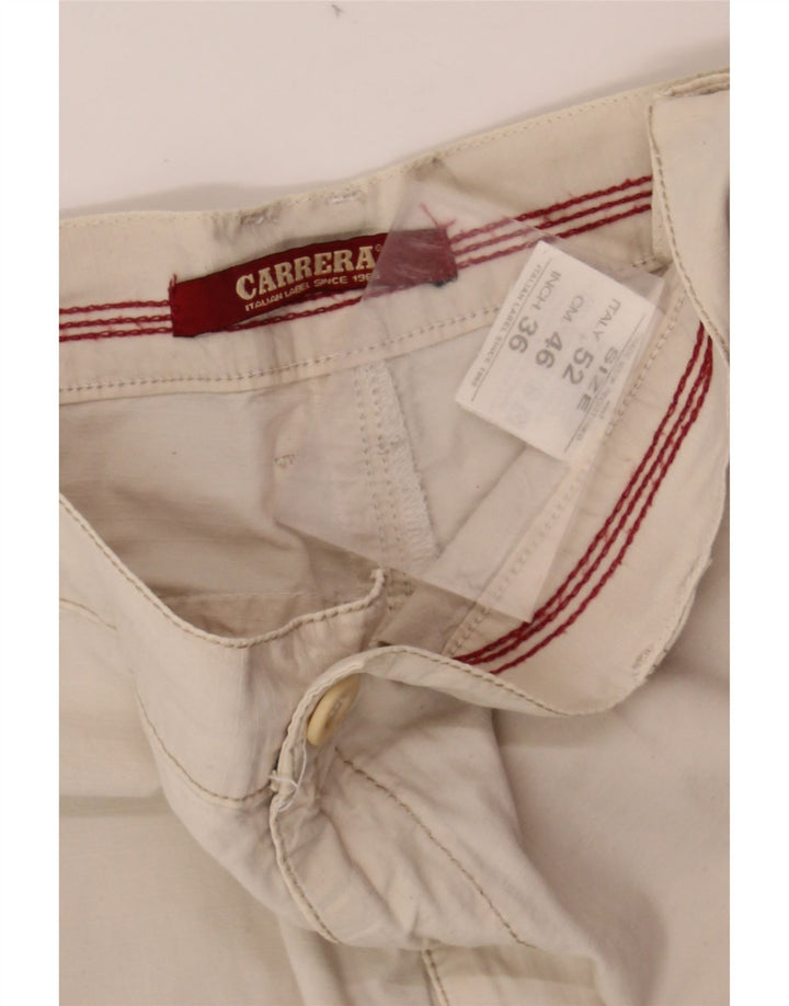 Shorts cargo masculino CARRERA IT 52 XL W36 algodão bege