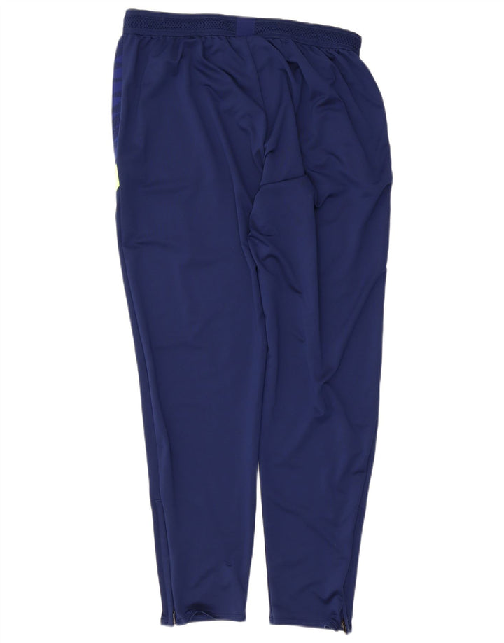 Calça de treino masculina Nike Dri Fit grande poliéster colorblock azul marinho