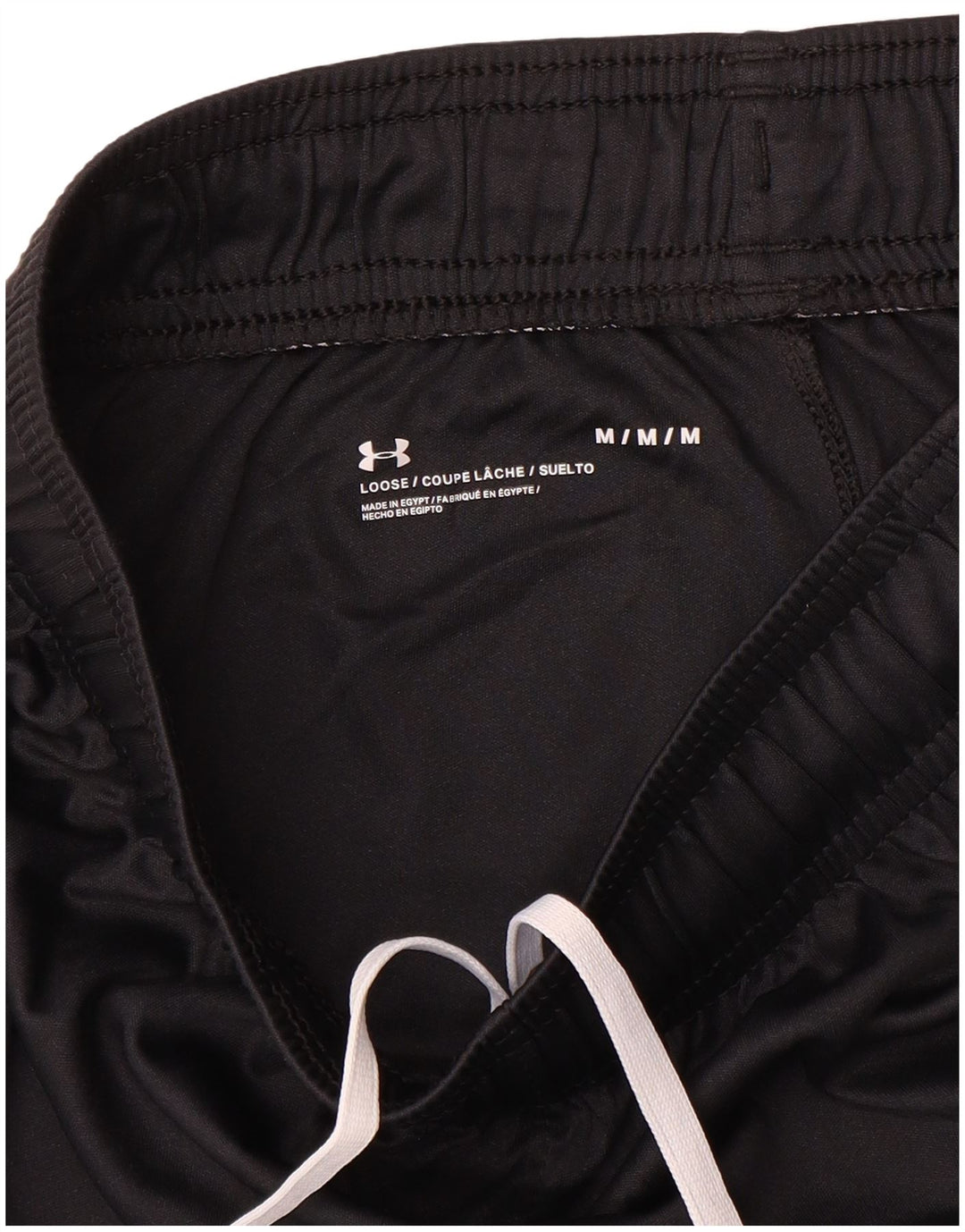 Shorts esportivos masculinos Under Armour médio preto