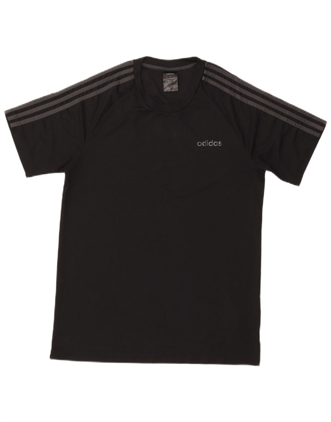 Camiseta Adidas Masculina Climalite Top Médio Poliéster Preto