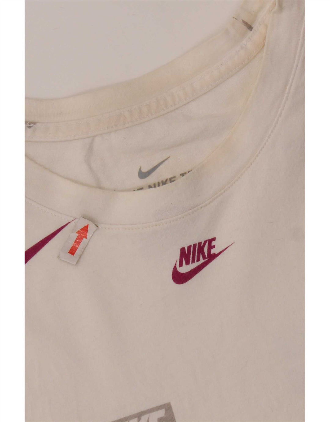 Camiseta gráfica masculina Nike grande algodão branco