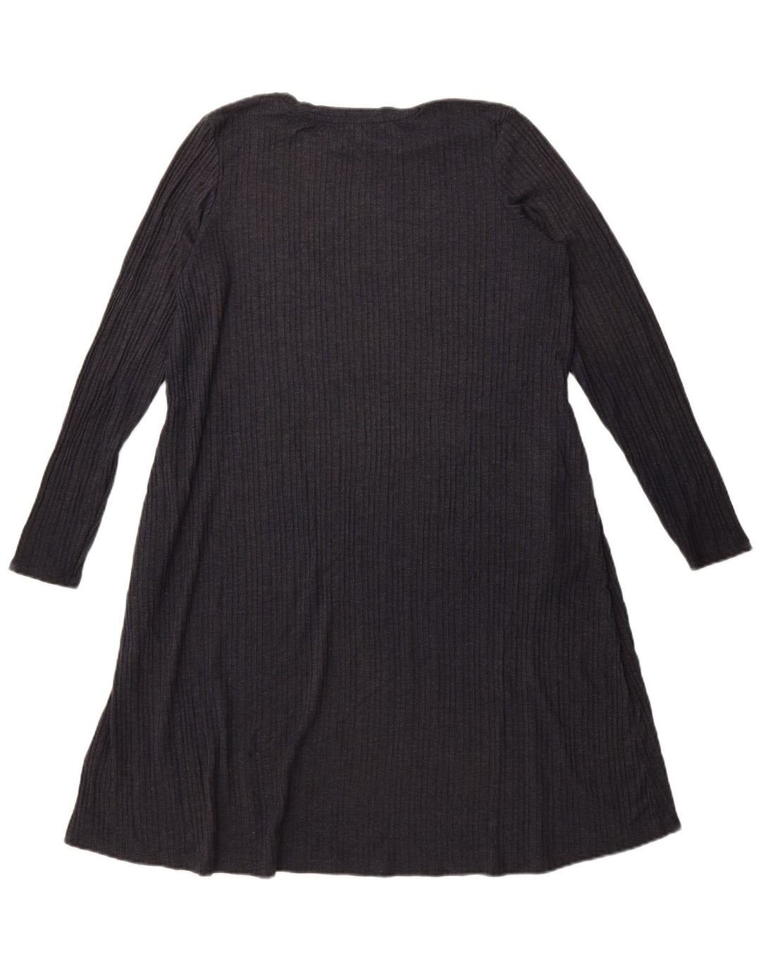 Vestido feminino Marks & Spencer A-Line UK 16 grande poliéster azul marinho