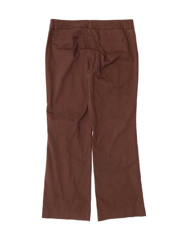 DOCKERS Womens Bootcut Casual Trousers US 14 XL W34 L31 Brown Cotton Vintage Dockers and Second-Hand Dockers from Messina Hembry 