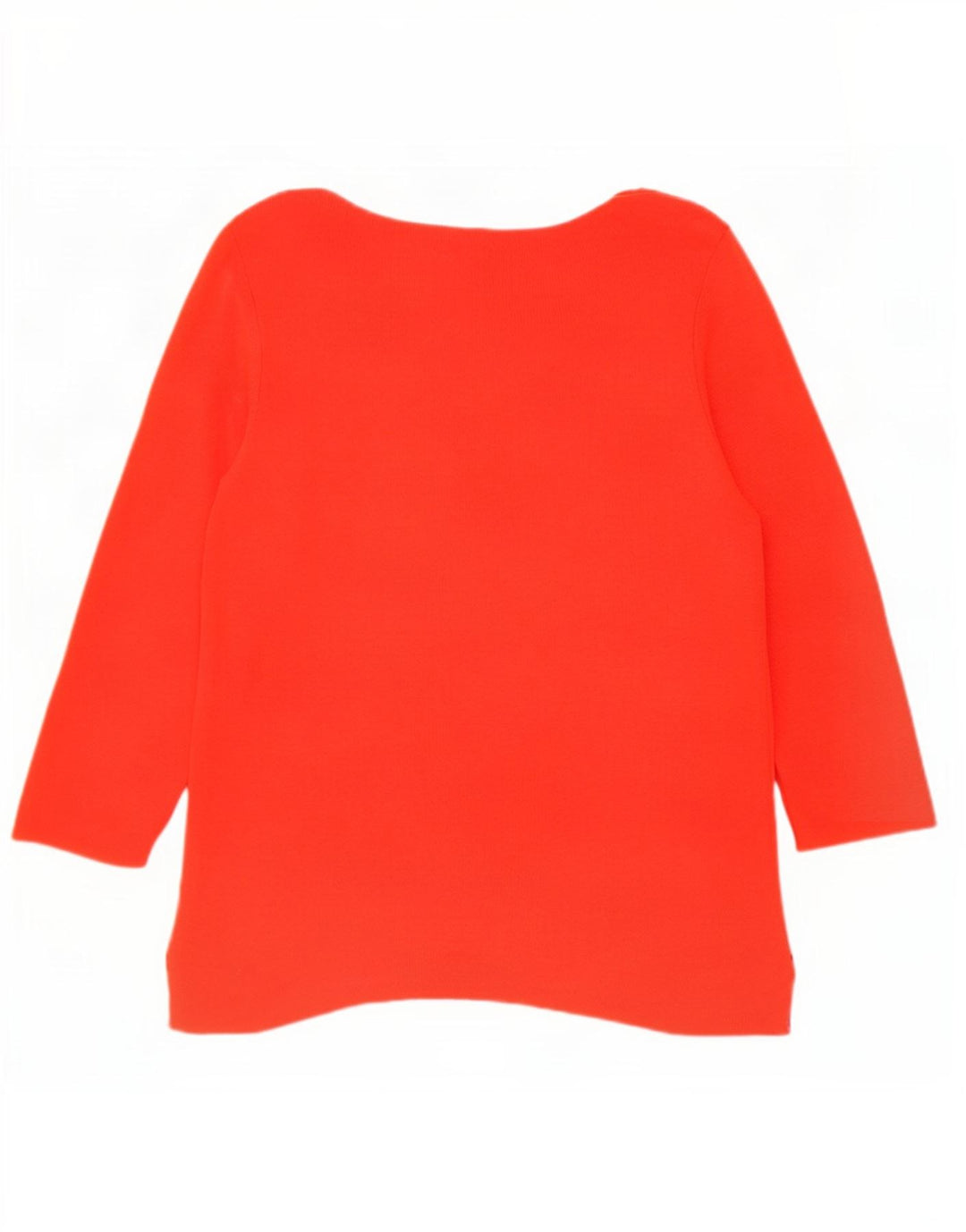 Top feminino Hobbs manga 3/4 Reino Unido 14 grande viscose vermelha