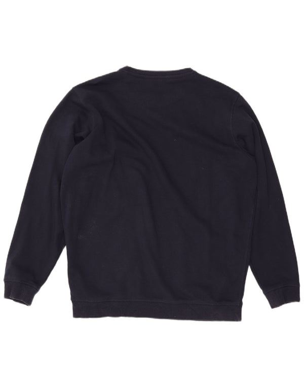 James Pringle moletom masculino jumper grande algodão azul marinho