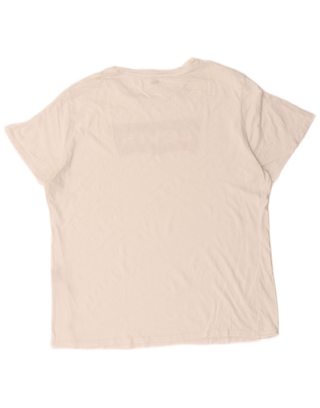 Camiseta gráfica masculina Levi's Top XL algodão branco