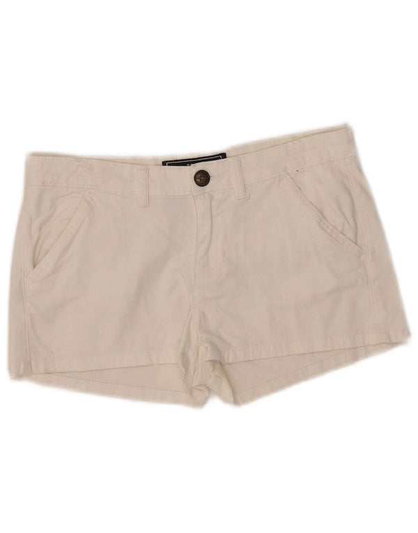 Calça quente feminina Superdry XS W27 algodão branco