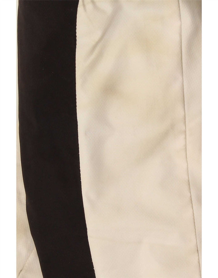 Jaqueta masculina acolchoada com capuz Lotto UK 40 grande poliéster colorblock preto