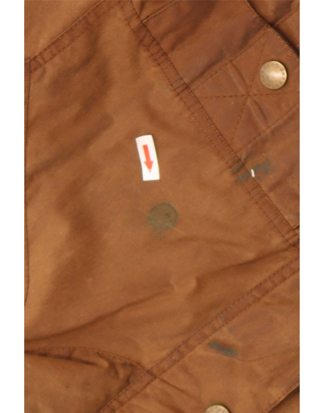 Jaqueta masculina de algodão encerado Barbour Reino Unido 38 marrom médio
