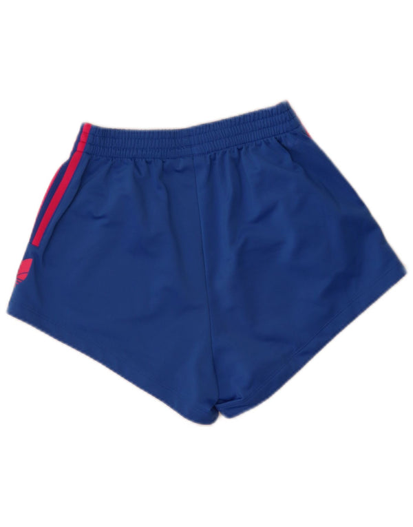 Adidas Womens Graphic Loose Fit Sport Shorts UK 8 XS Azul Esportes
